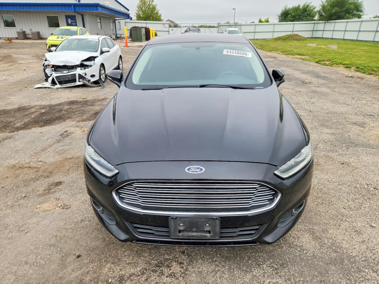 2014 Ford Fusion 4d 4wd Black vin: 3FA6P0H95ER175754