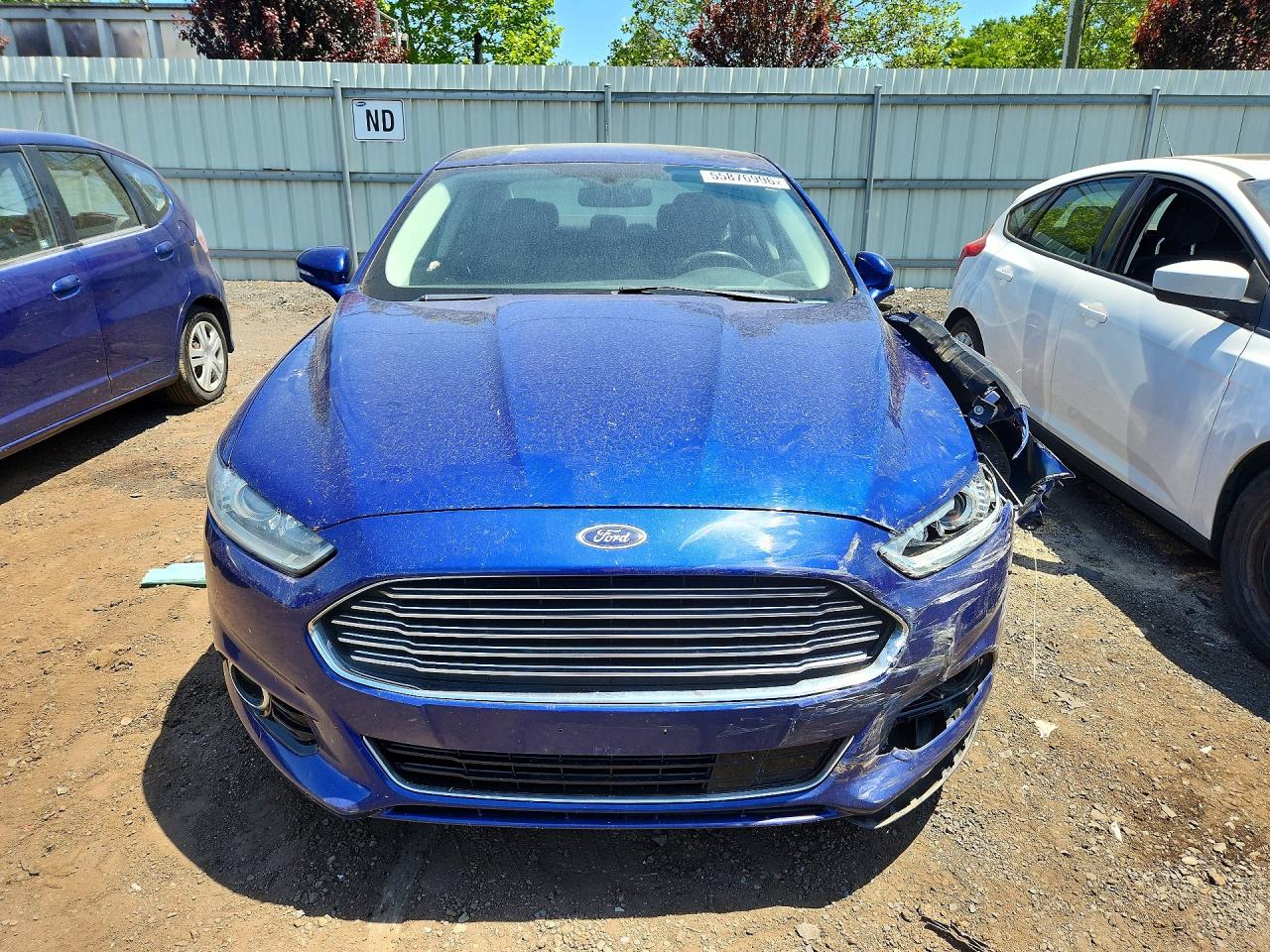 2014 Ford Fusion Se Blue vin: 3FA6P0H95ER189539