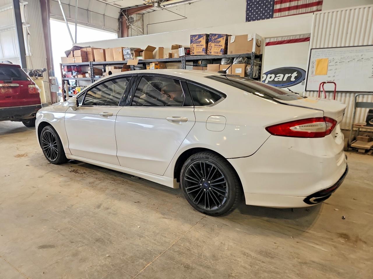 2014 Ford Fusion Se White vin: 3FA6P0H95ER189895