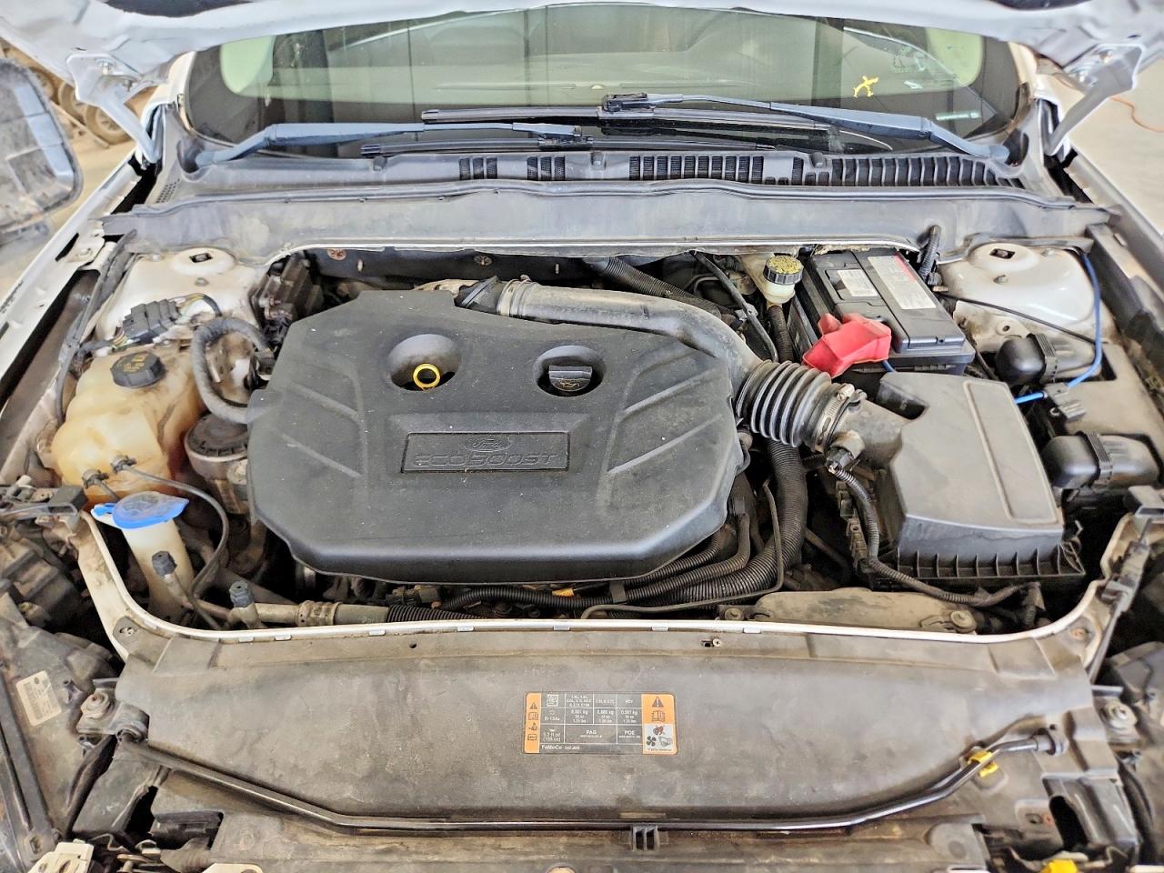 2014 Ford Fusion Se White vin: 3FA6P0H95ER189895