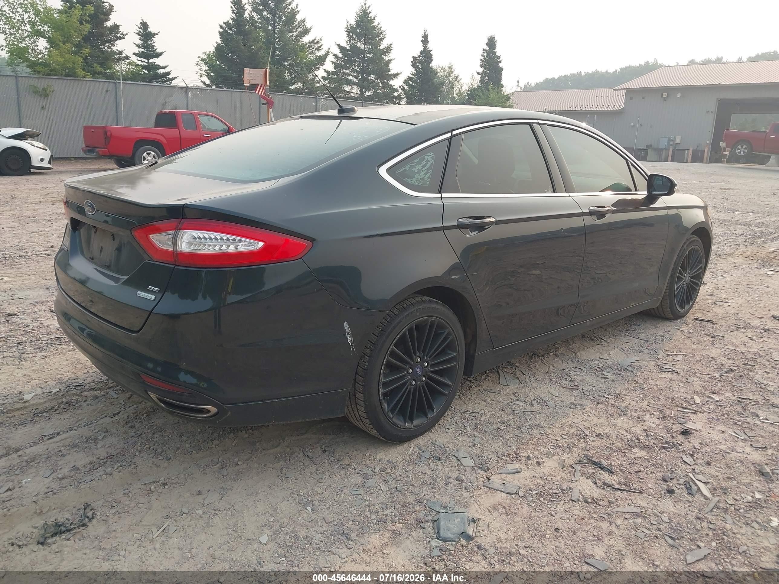 2014 Ford Fusion Se Gray vin: 3FA6P0H95ER220272
