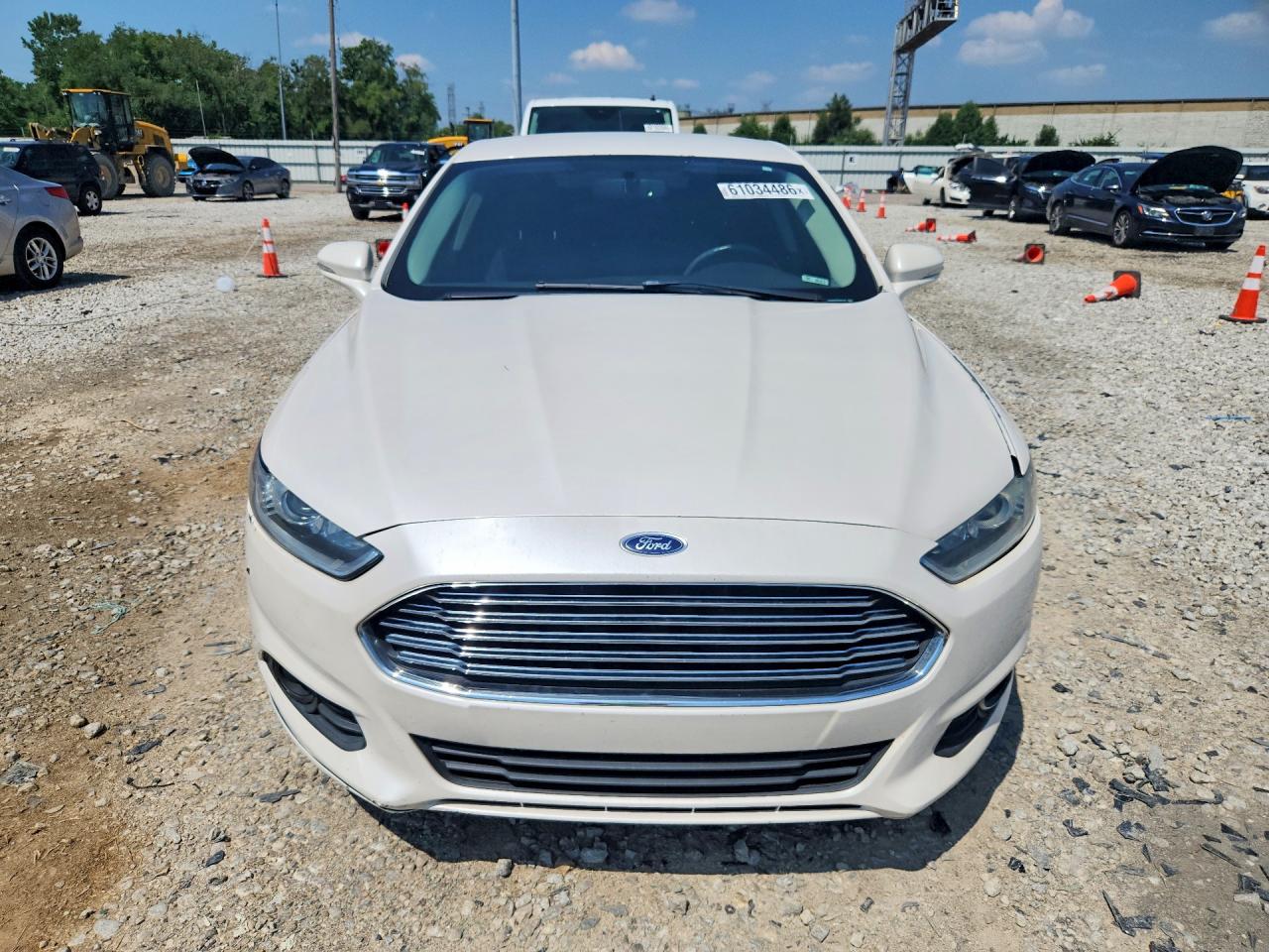 2014 Ford Fusion Se White vin: 3FA6P0H95ER301756