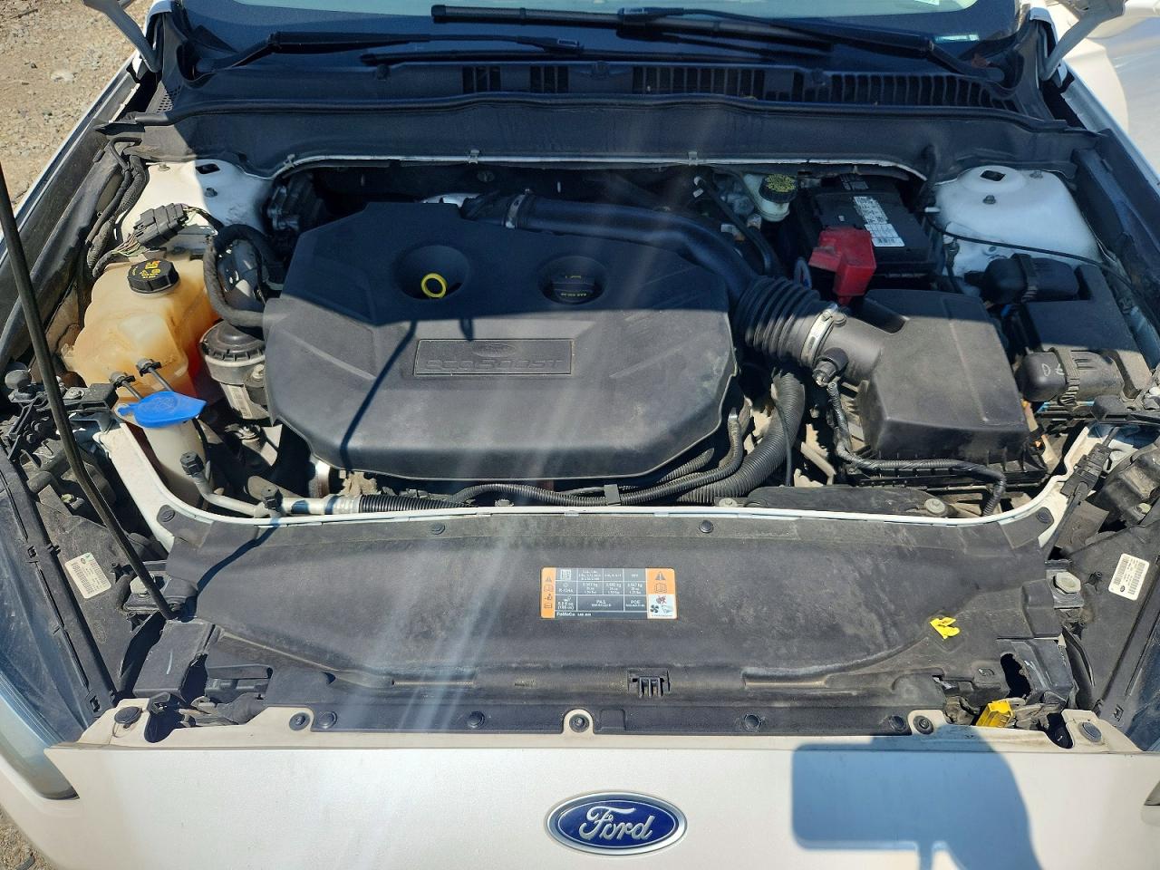 2014 Ford Fusion Se White vin: 3FA6P0H95ER301756