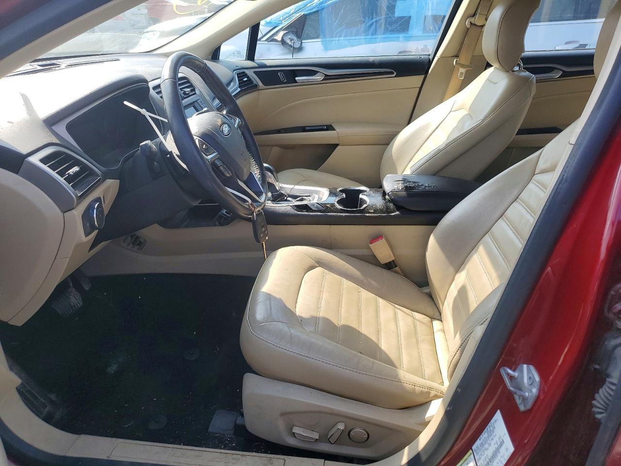 2014 Ford Fusion Se Red vin: 3FA6P0H95ER381706