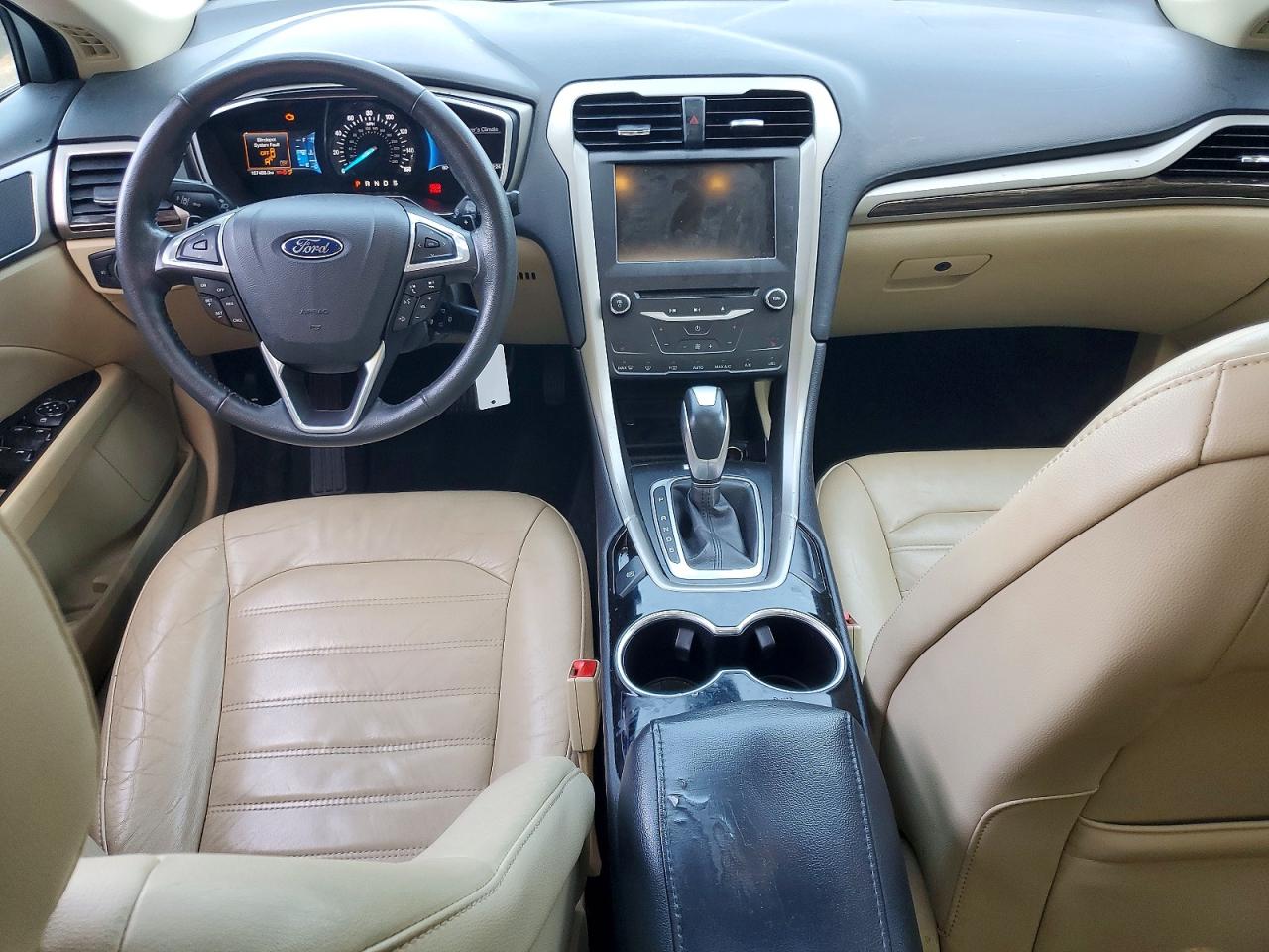 2015 Ford Fusion Se White vin: 3FA6P0H95FR288041