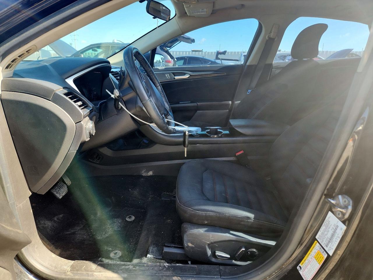 2015 Ford Fusion Se Black vin: 3FA6P0H95FR291134