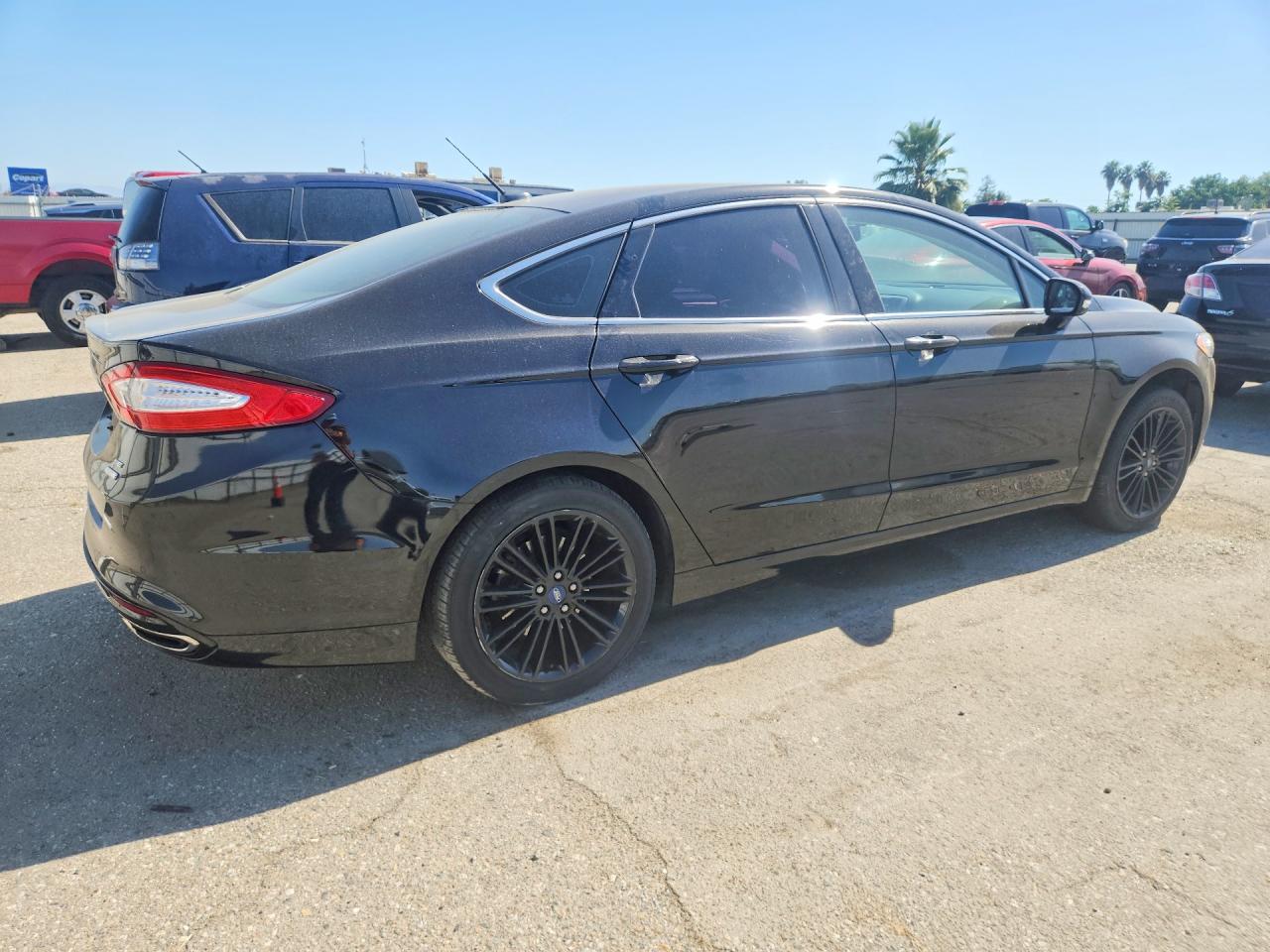 2016 Ford Fusion Se Black vin: 3FA6P0H95GR385368