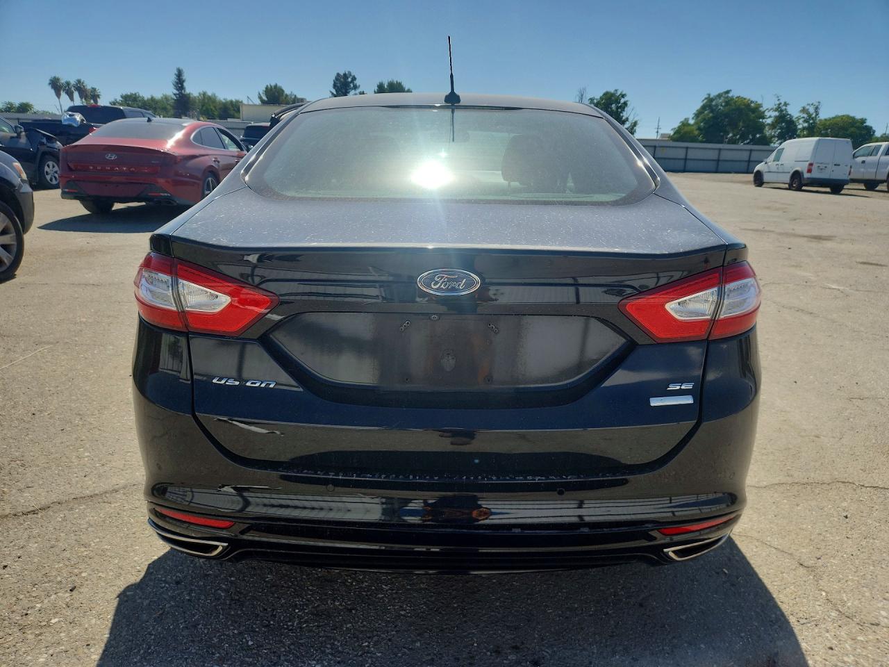 2016 Ford Fusion Se Black vin: 3FA6P0H95GR385368