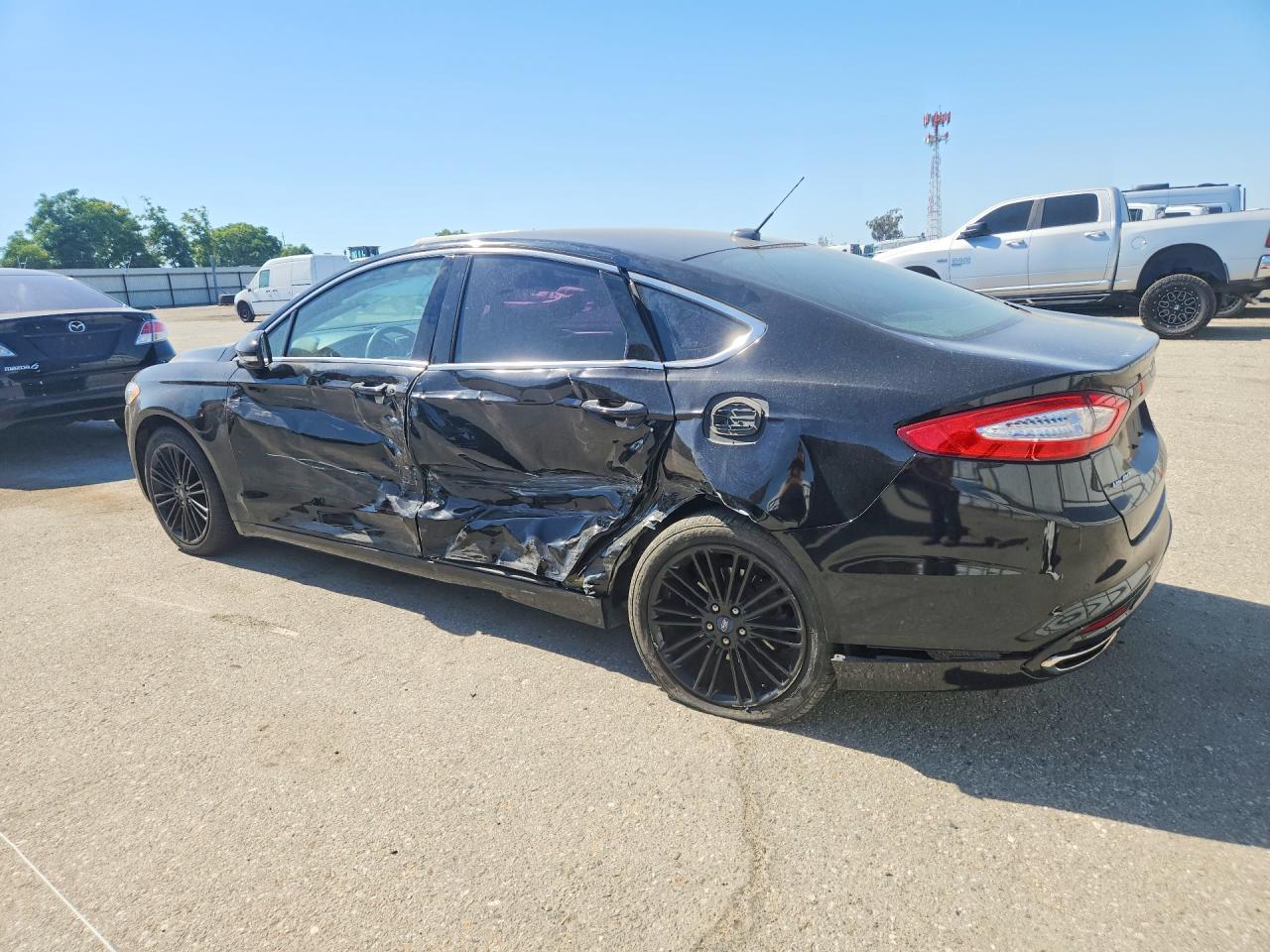 2016 Ford Fusion Se Black vin: 3FA6P0H95GR385368