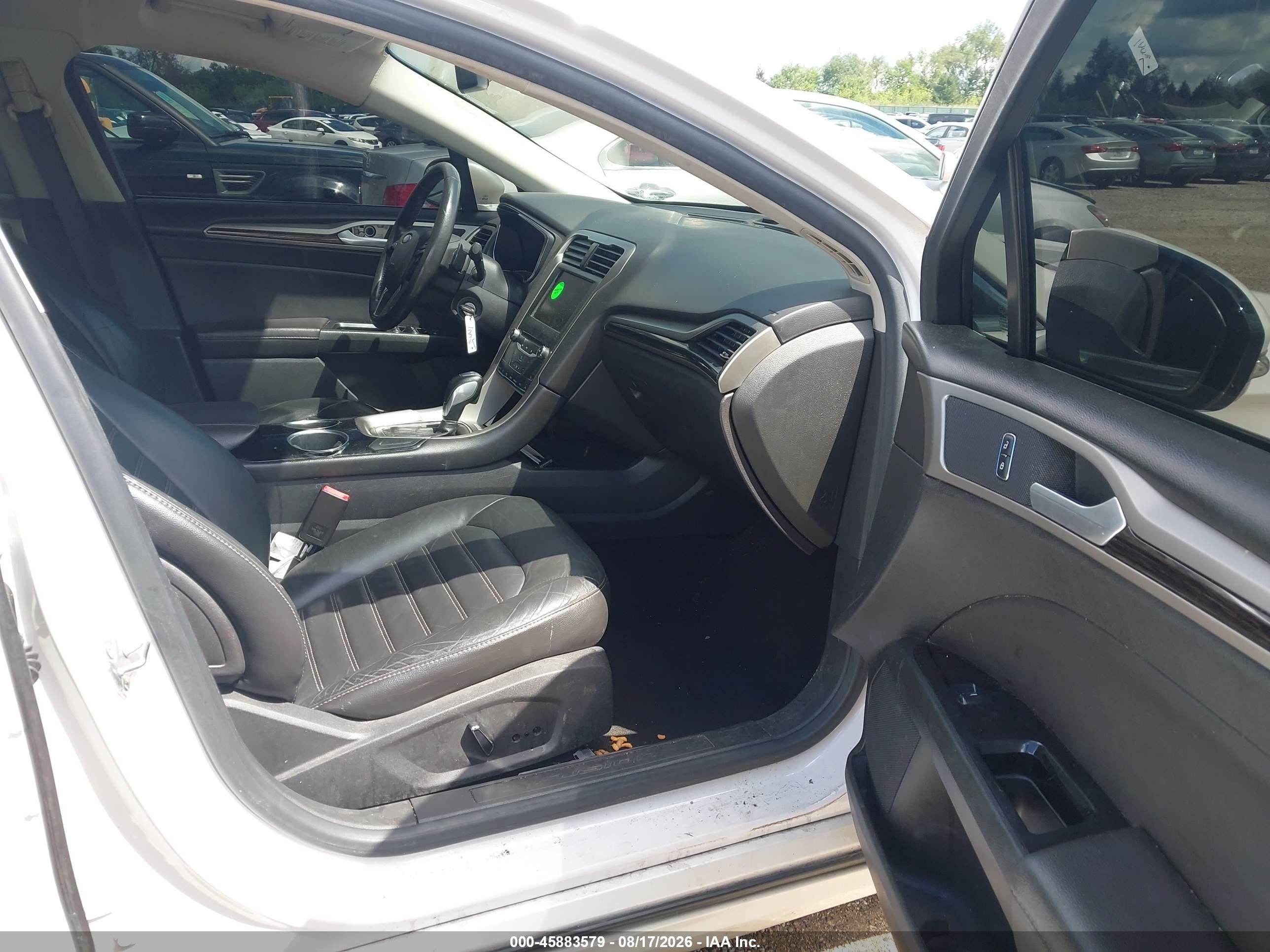 2013 Ford Fusion Se White vin: 3FA6P0H96DR212003