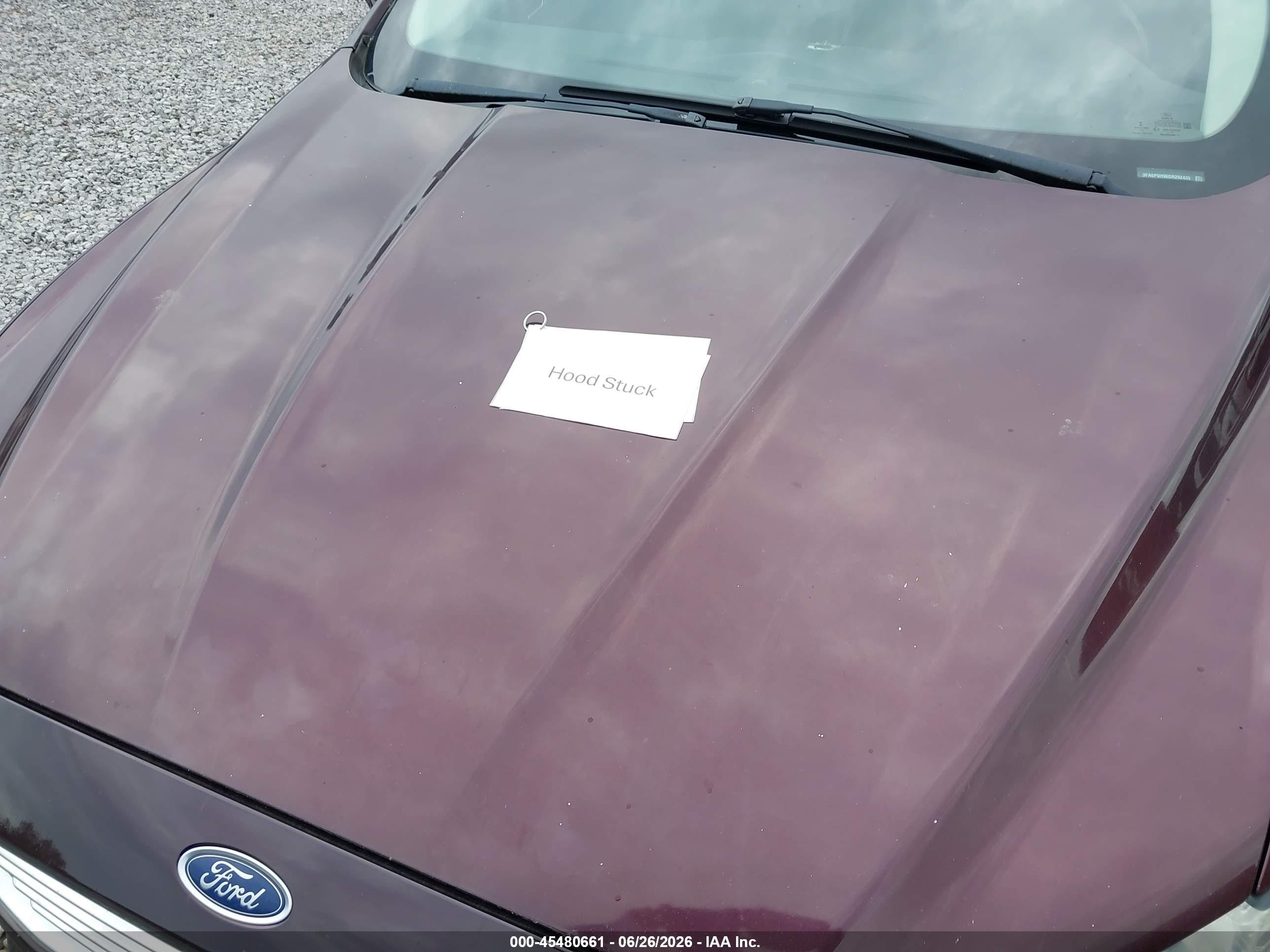 2013 Ford Fusion Se Maroon vin: 3FA6P0H96DR292435