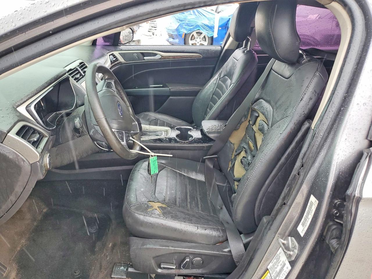 2014 Ford Fusion Se Серый vin: 3FA6P0H96ER194166