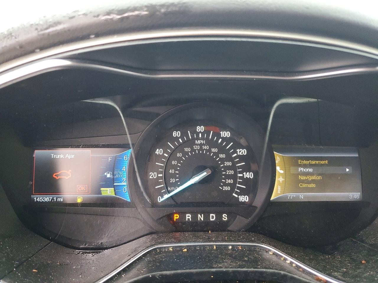 2014 Ford Fusion Se Серый vin: 3FA6P0H96ER194166