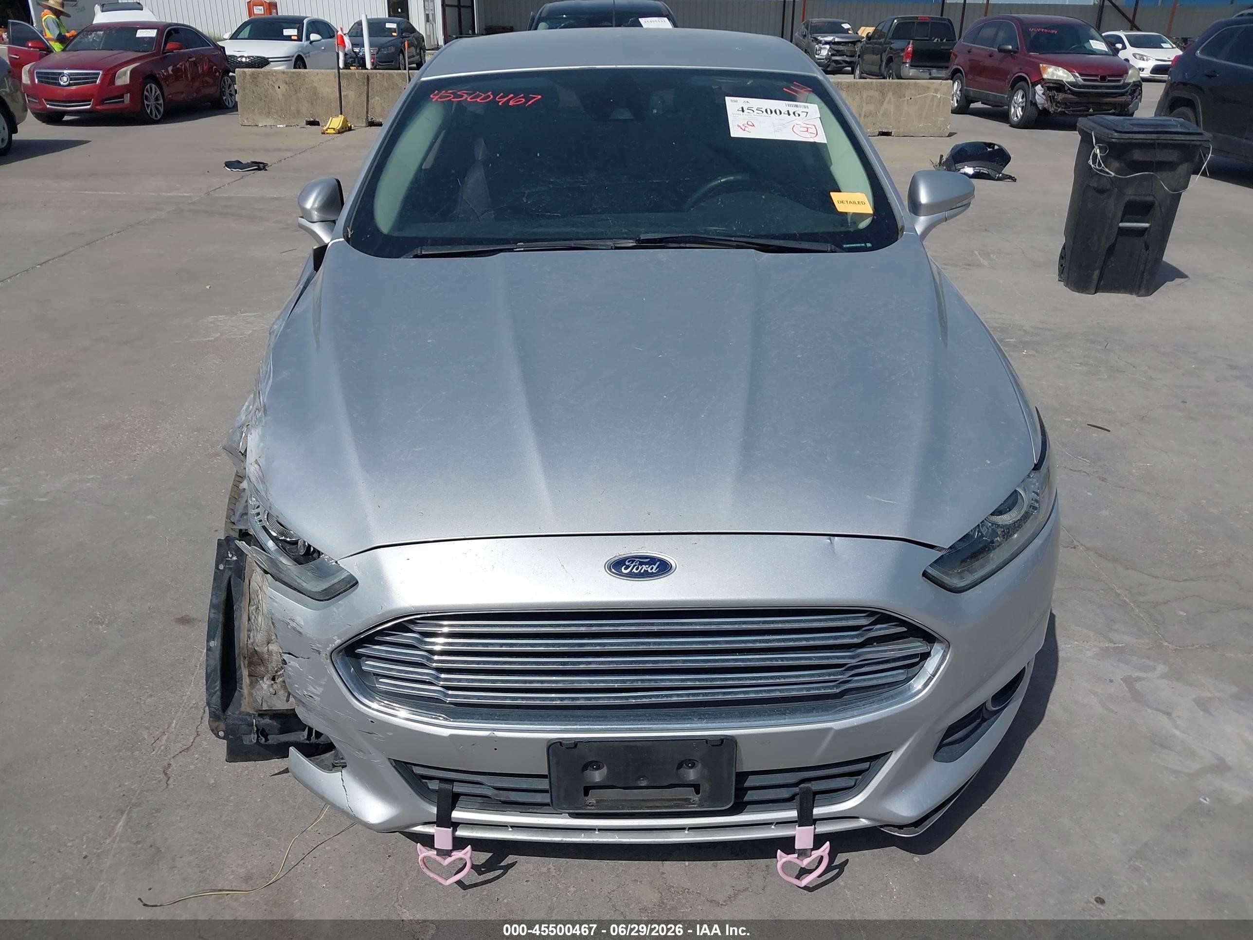 2014 Ford Fusion Se Silver vin: 3FA6P0H96ER201486