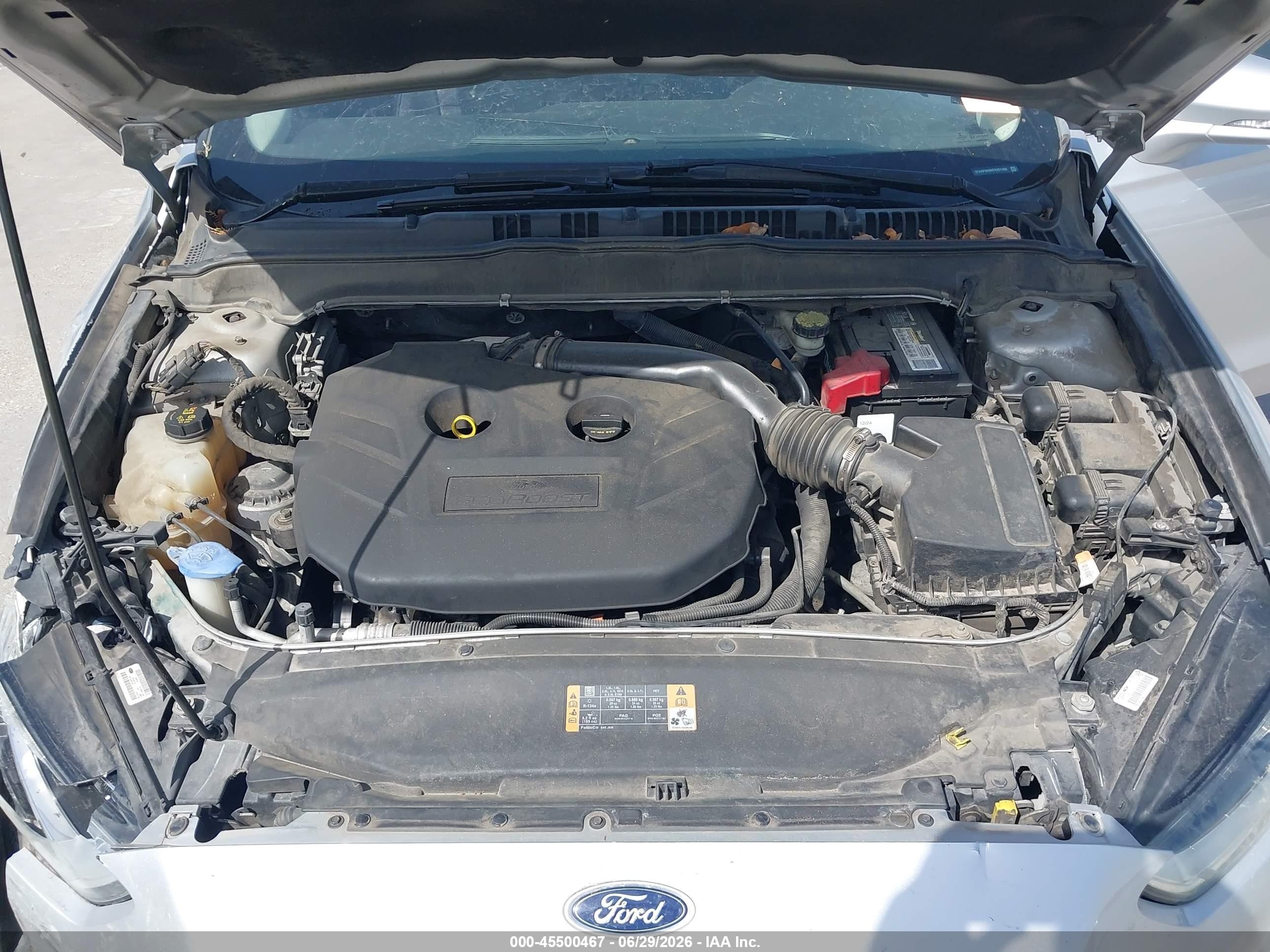 2014 Ford Fusion Se Silver vin: 3FA6P0H96ER201486
