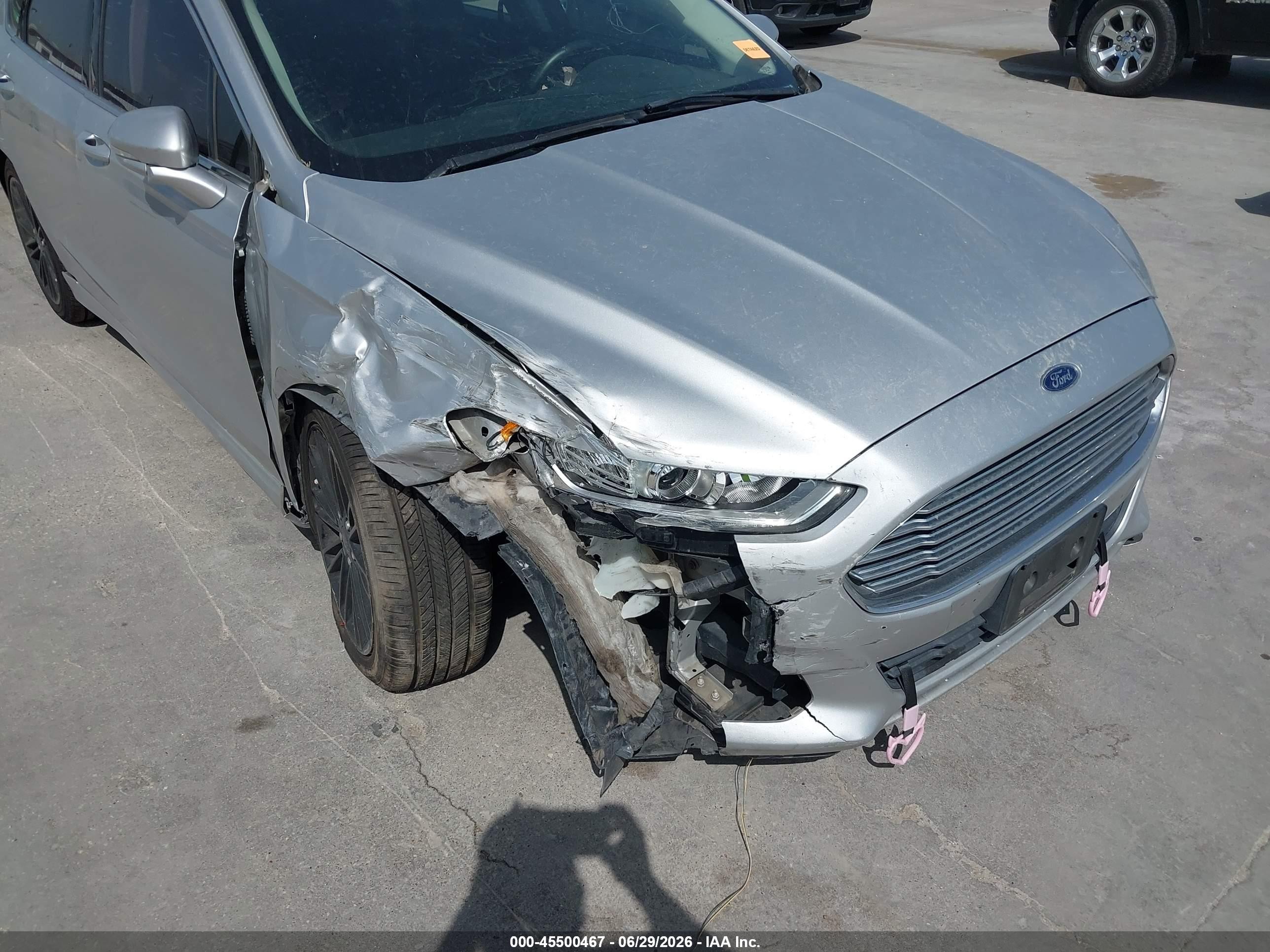 2014 Ford Fusion Se Silver vin: 3FA6P0H96ER201486