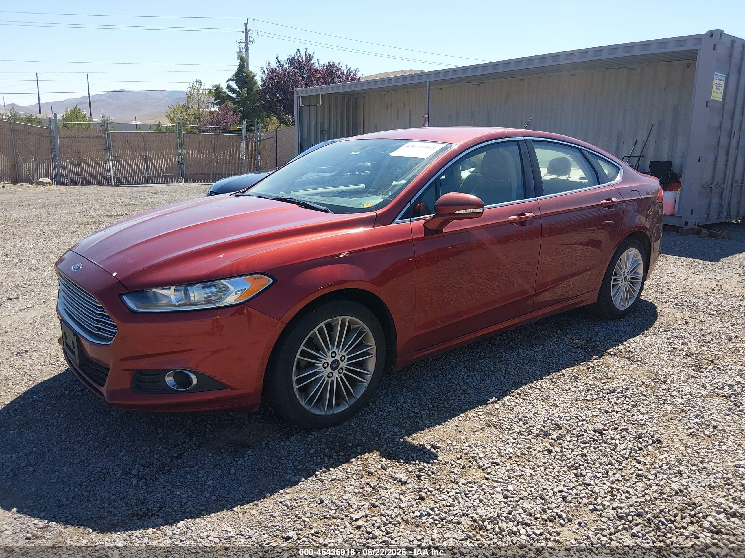 2014 Ford Fusion Se Красный vin: 3FA6P0H96ER340341