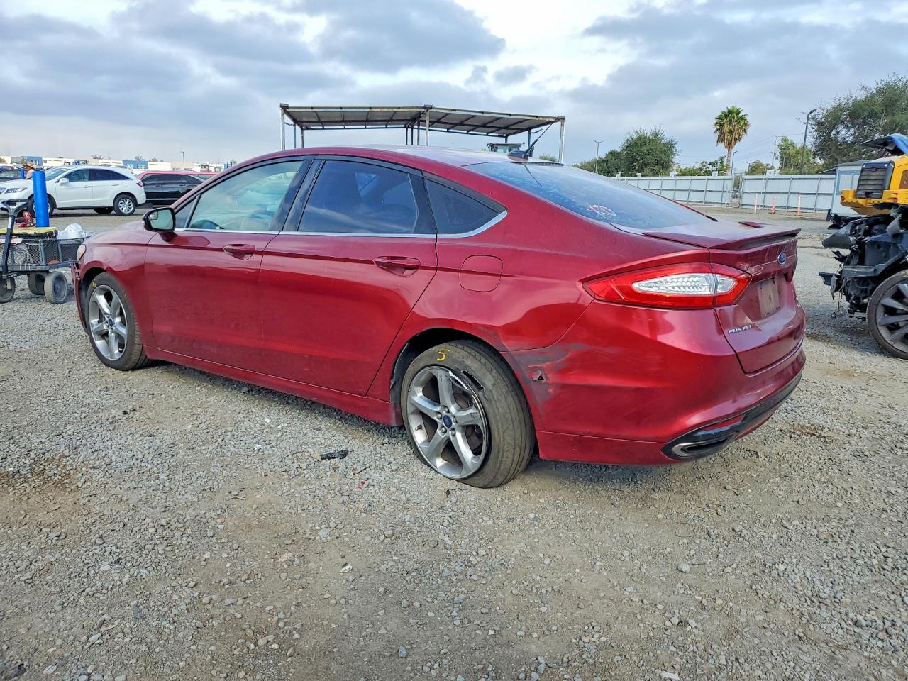 2015 Ford Fusion Se Red vin: 3FA6P0H96FR183847