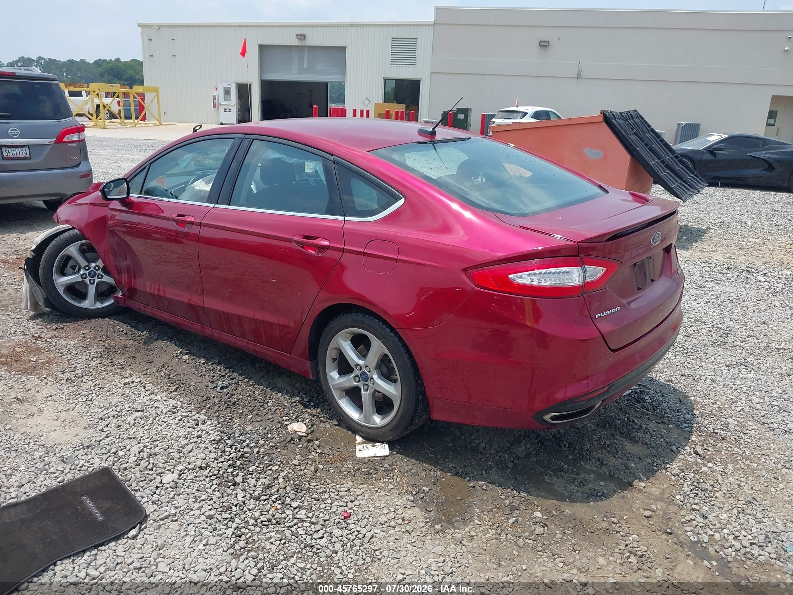 2015 Ford Fusion Se Maroon vin: 3FA6P0H96FR211047