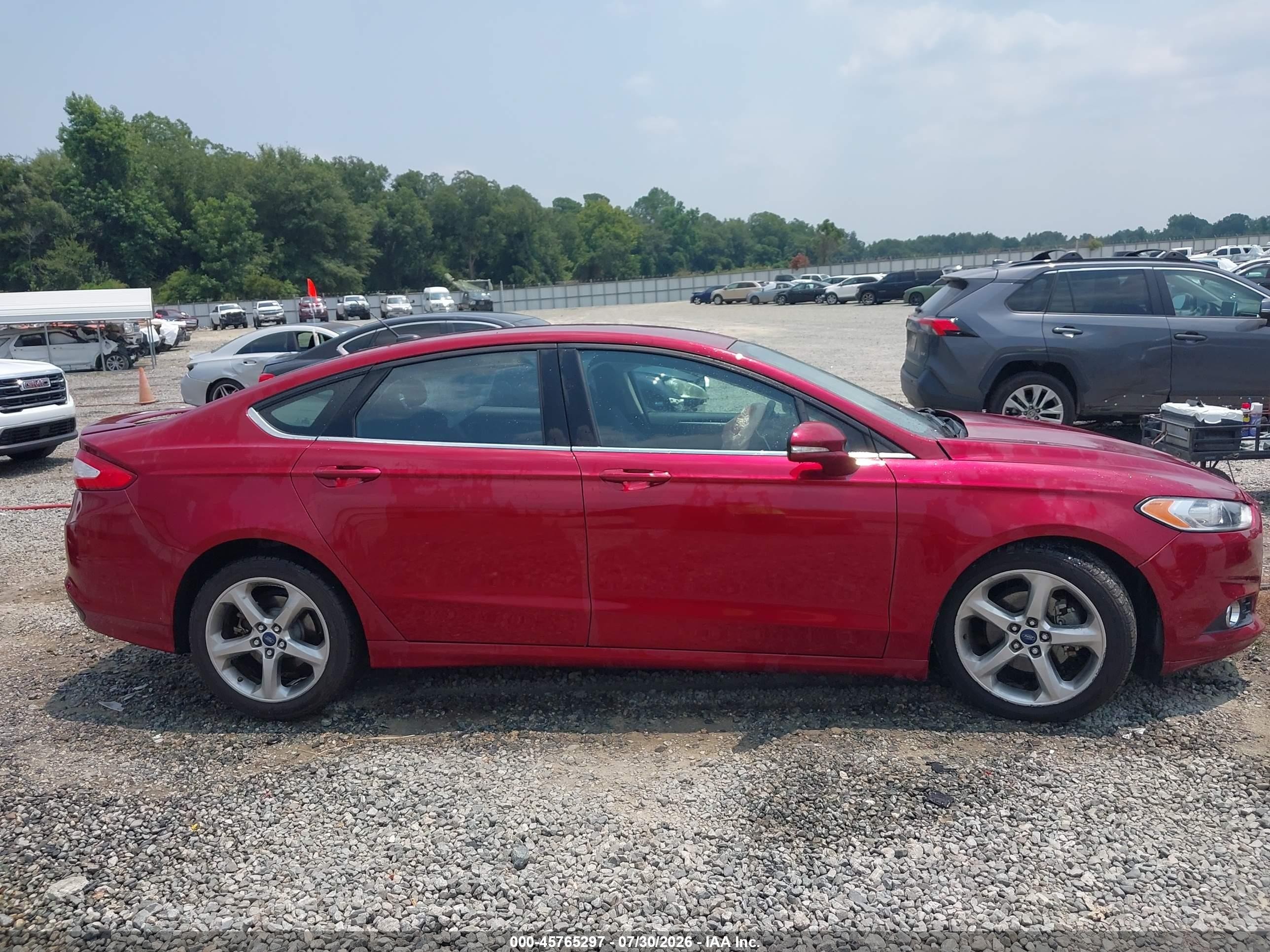 2015 Ford Fusion Se Maroon vin: 3FA6P0H96FR211047
