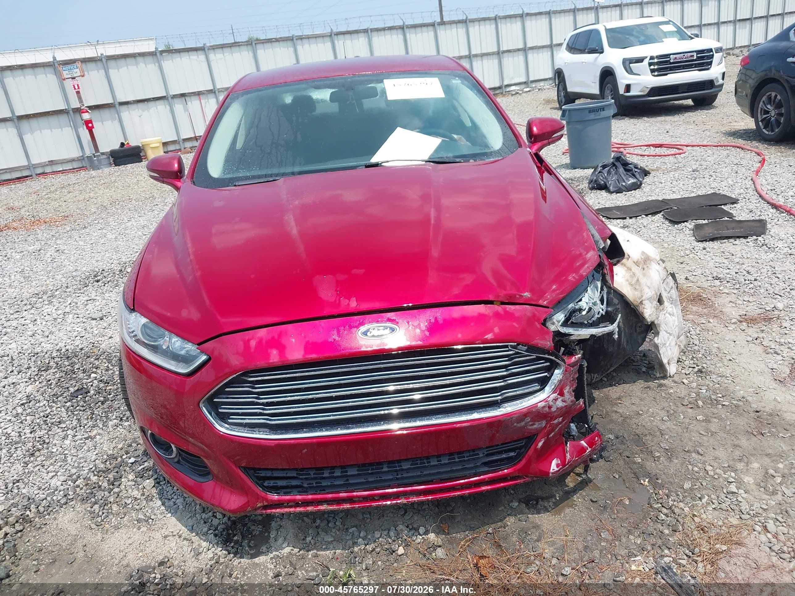 2015 Ford Fusion Se Maroon vin: 3FA6P0H96FR211047