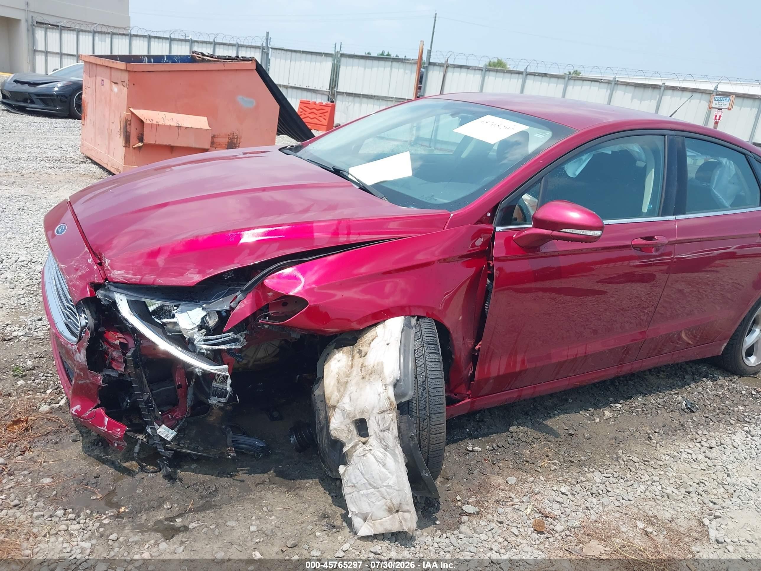 2015 Ford Fusion Se Maroon vin: 3FA6P0H96FR211047