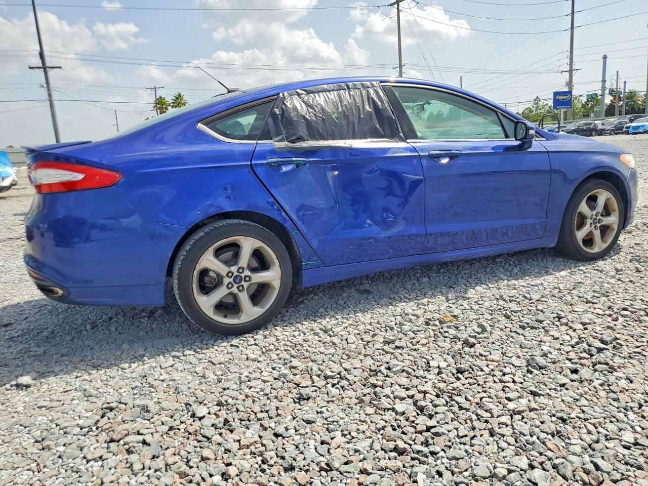 2015 Ford Fusion Se Blue vin: 3FA6P0H96FR239205