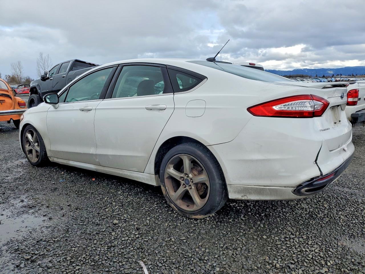 2015 Ford Fusion Se White vin: 3FA6P0H96FR246140