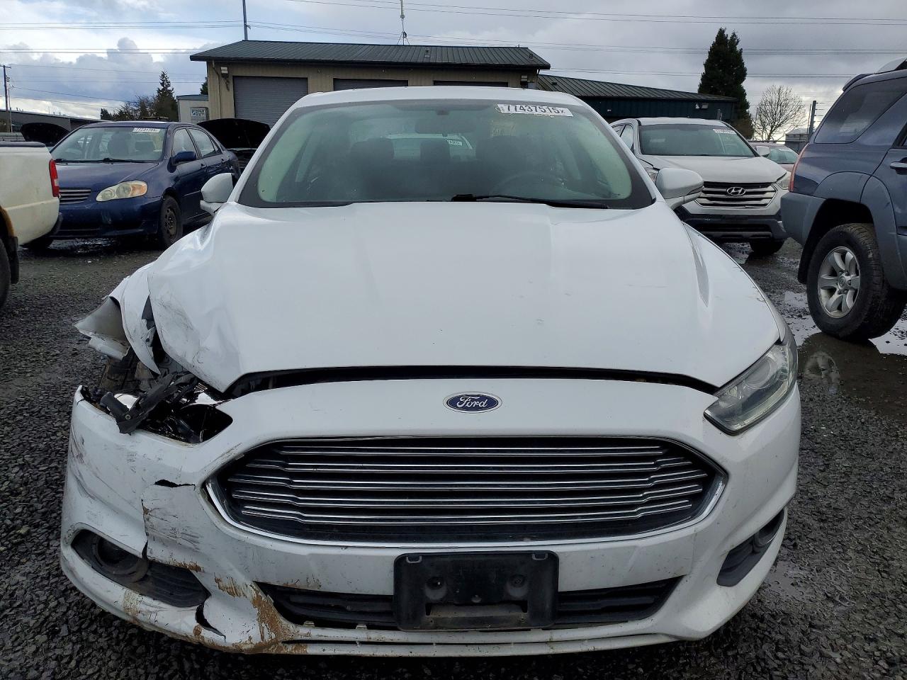 2015 Ford Fusion Se White vin: 3FA6P0H96FR246140