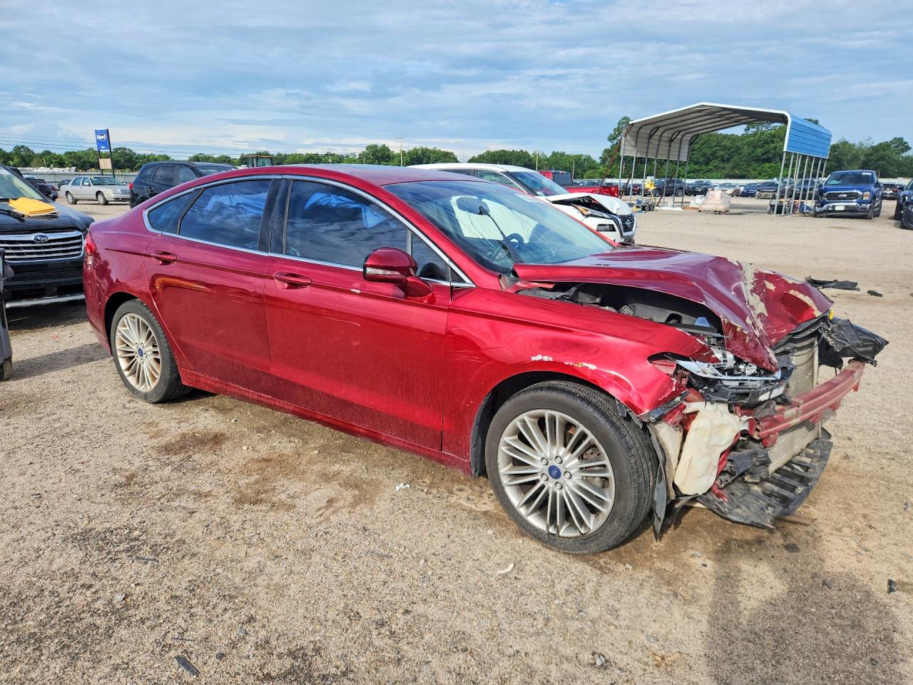2015 Ford Fusion Se Maroon vin: 3FA6P0H96FR261852