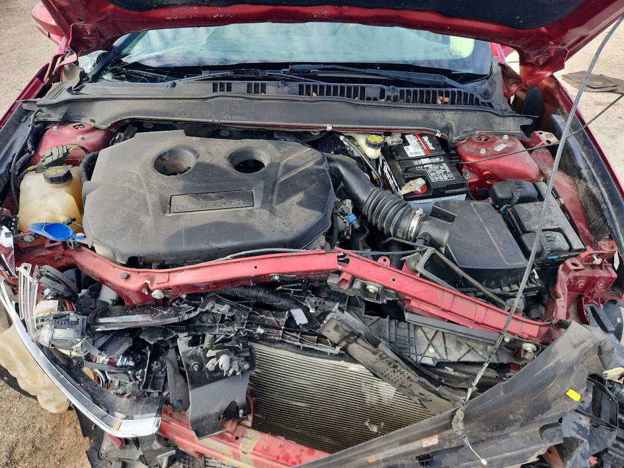 2015 Ford Fusion Se Maroon vin: 3FA6P0H96FR261852