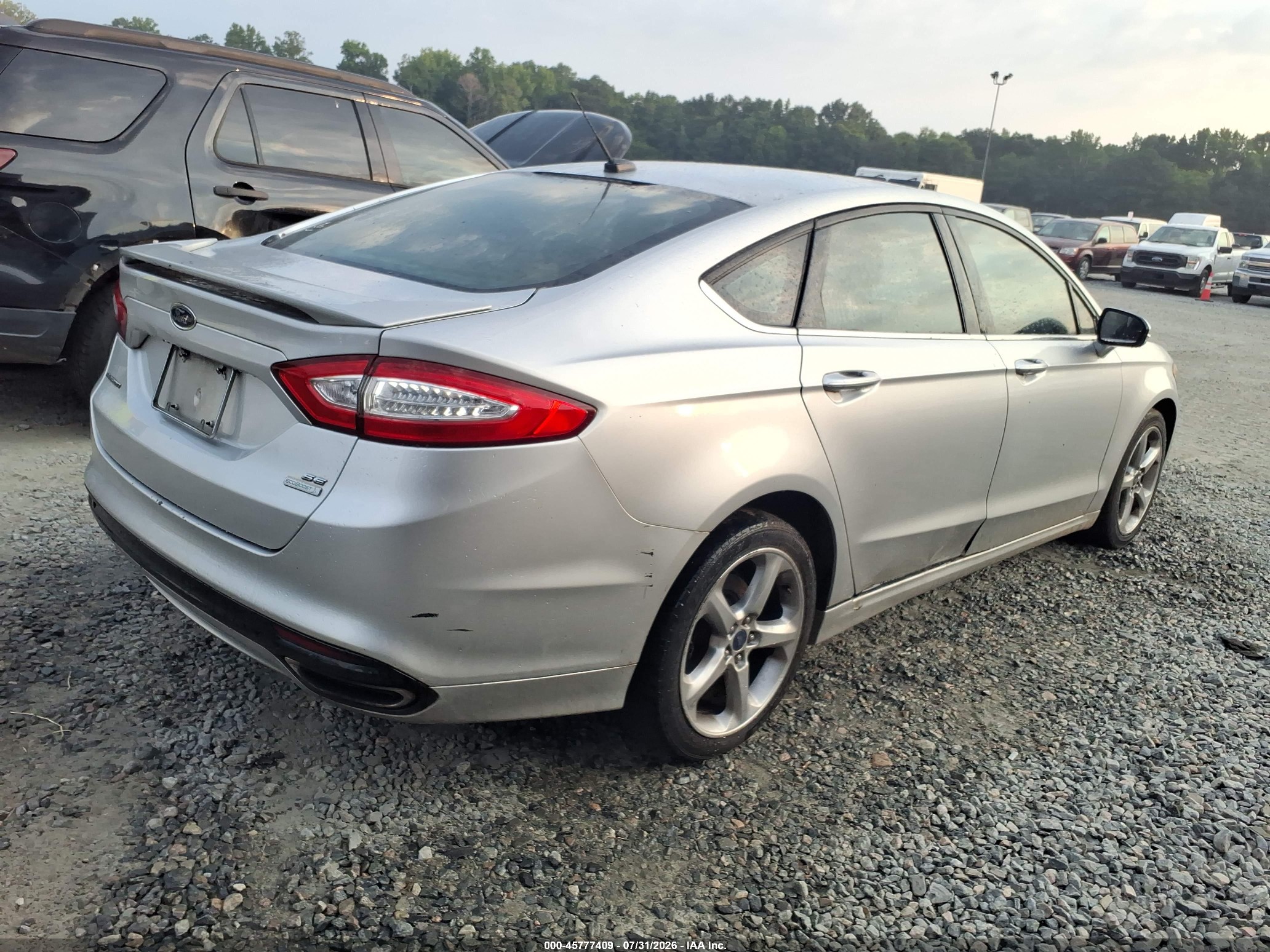2015 Ford Fusion Se Silver vin: 3FA6P0H96FR291255