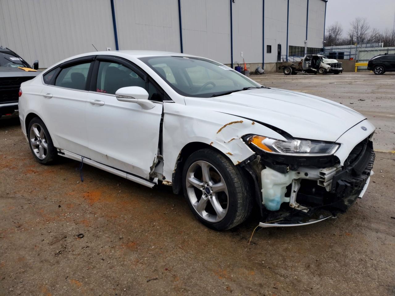 2015 Ford Fusion Se White vin: 3FA6P0H96FR297931