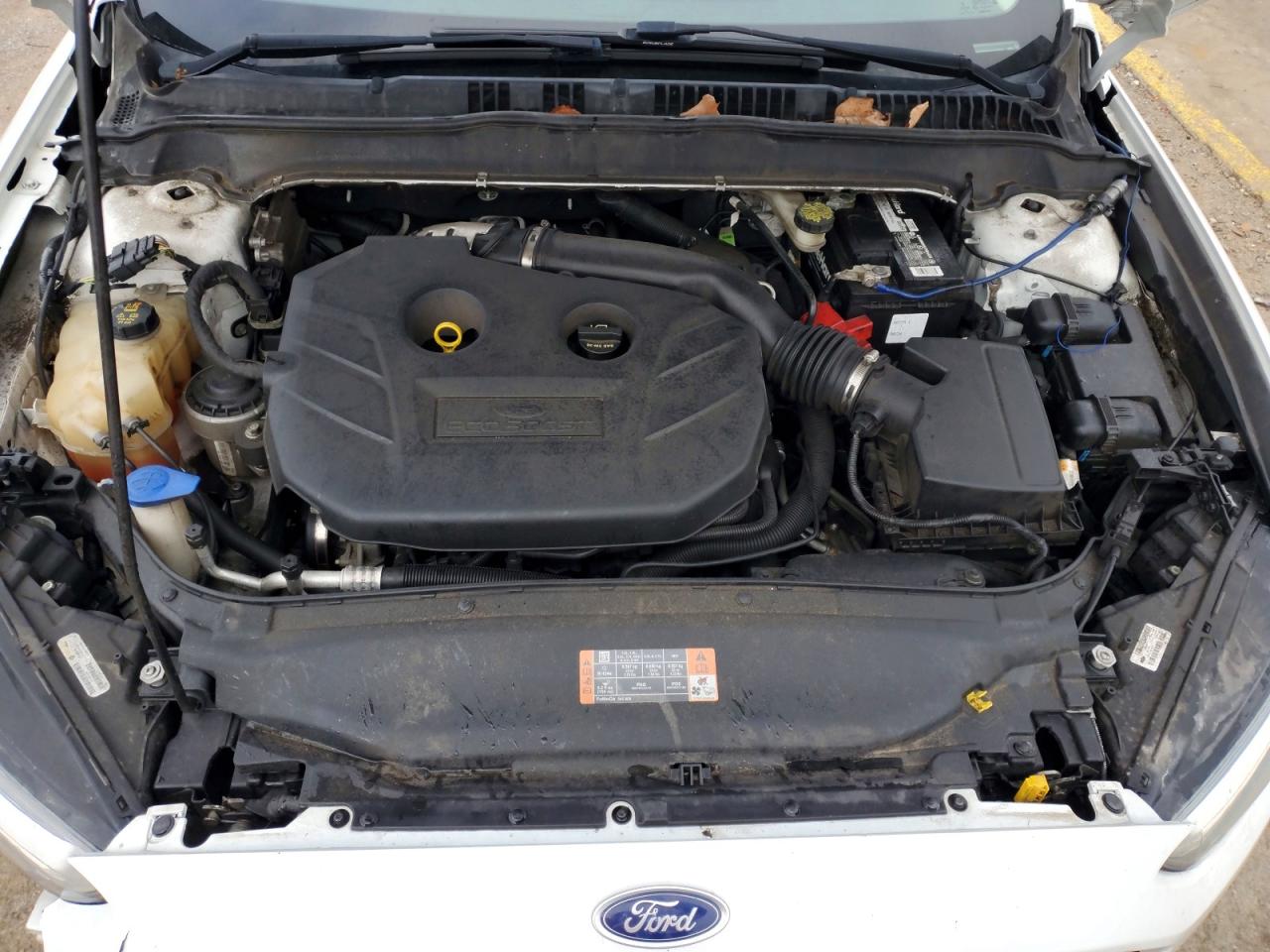 2015 Ford Fusion Se White vin: 3FA6P0H96FR297931