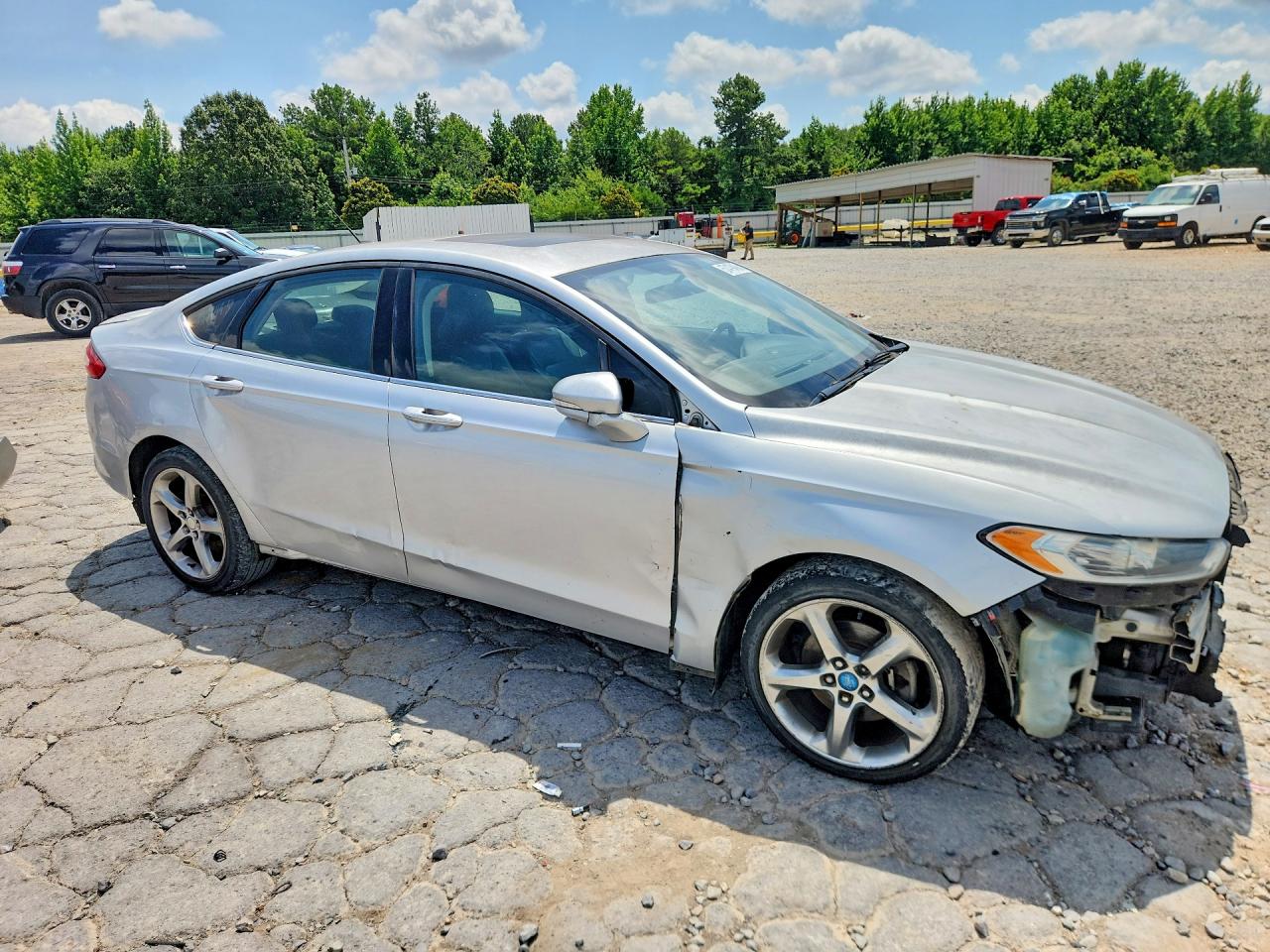 2013 Ford Fusion Silver vin: 3FA6P0H97DR120690