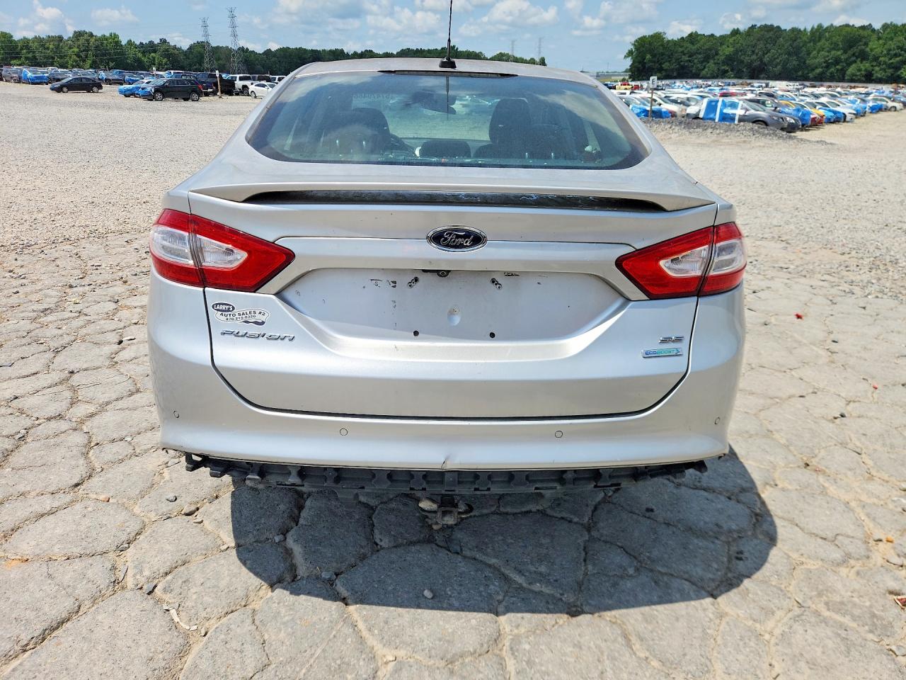 2013 Ford Fusion Silver vin: 3FA6P0H97DR120690