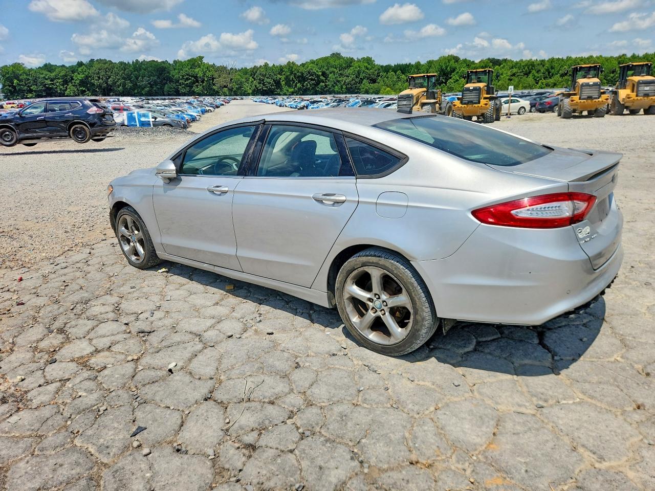 2013 Ford Fusion Silver vin: 3FA6P0H97DR120690