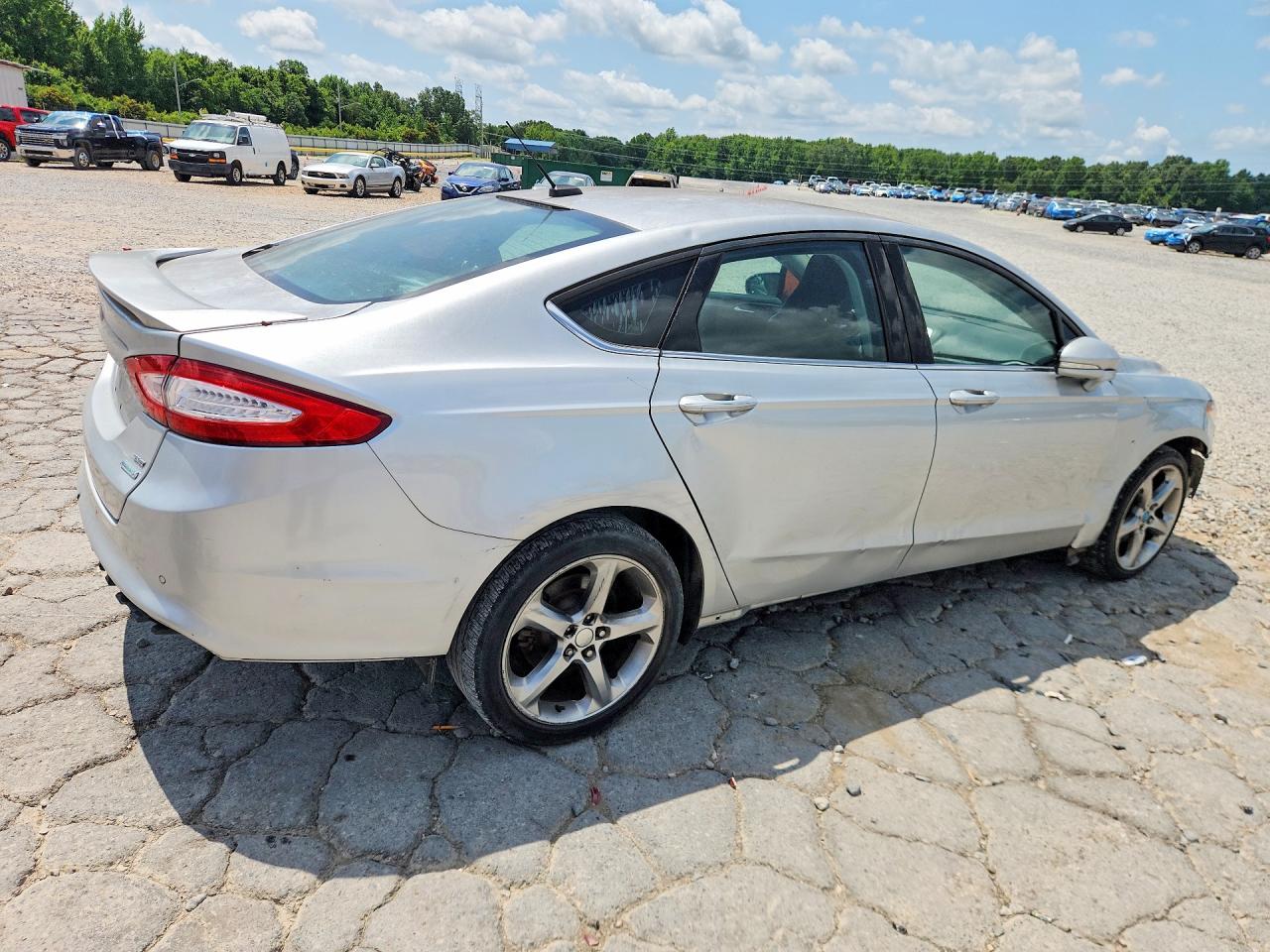 2013 Ford Fusion Silver vin: 3FA6P0H97DR120690