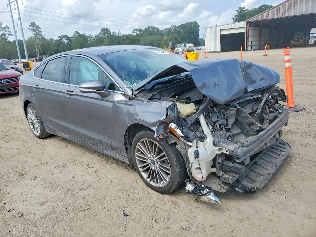 2013 Ford Fusion Se Серый vin: 3FA6P0H97DR157528