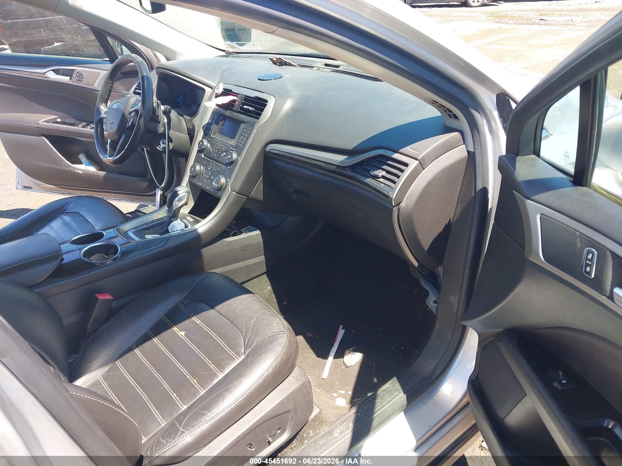 2013 Ford Fusion Se Silver vin: 3FA6P0H97DR159053