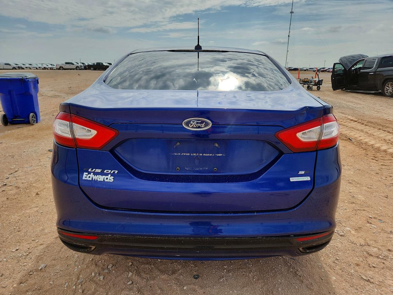 2013 Ford Fusion Se Blue vin: 3FA6P0H97DR346017