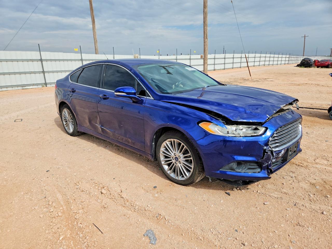 2013 Ford Fusion Se Blue vin: 3FA6P0H97DR346017