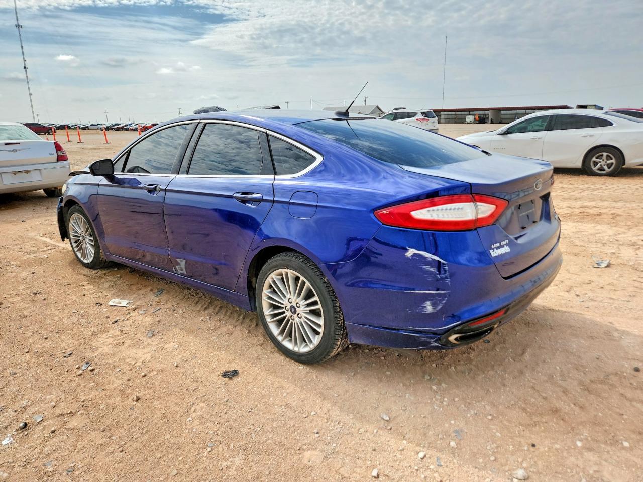 2013 Ford Fusion Se Blue vin: 3FA6P0H97DR346017
