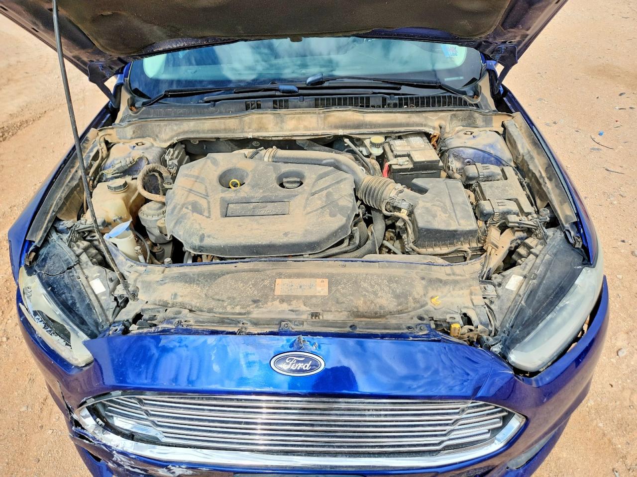 2013 Ford Fusion Se Blue vin: 3FA6P0H97DR346017