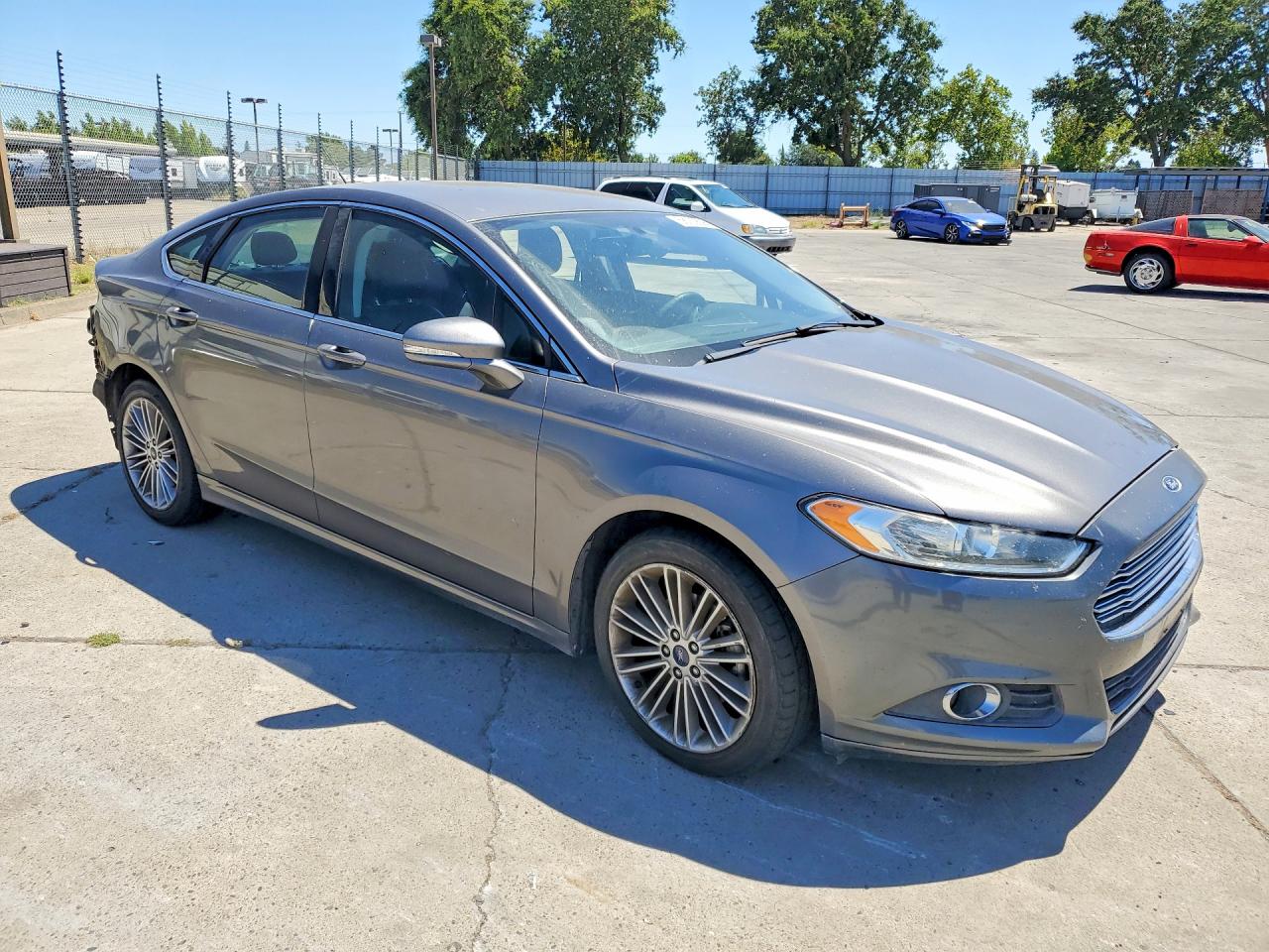 2013 Ford Fusion Se Gray vin: 3FA6P0H97DR346180