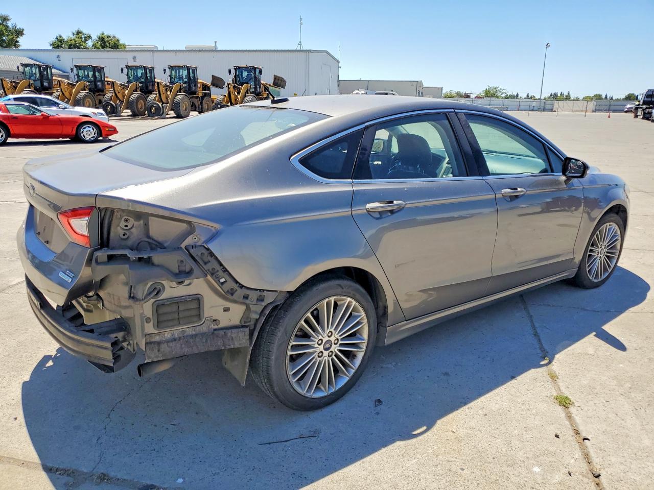 2013 Ford Fusion Se Gray vin: 3FA6P0H97DR346180