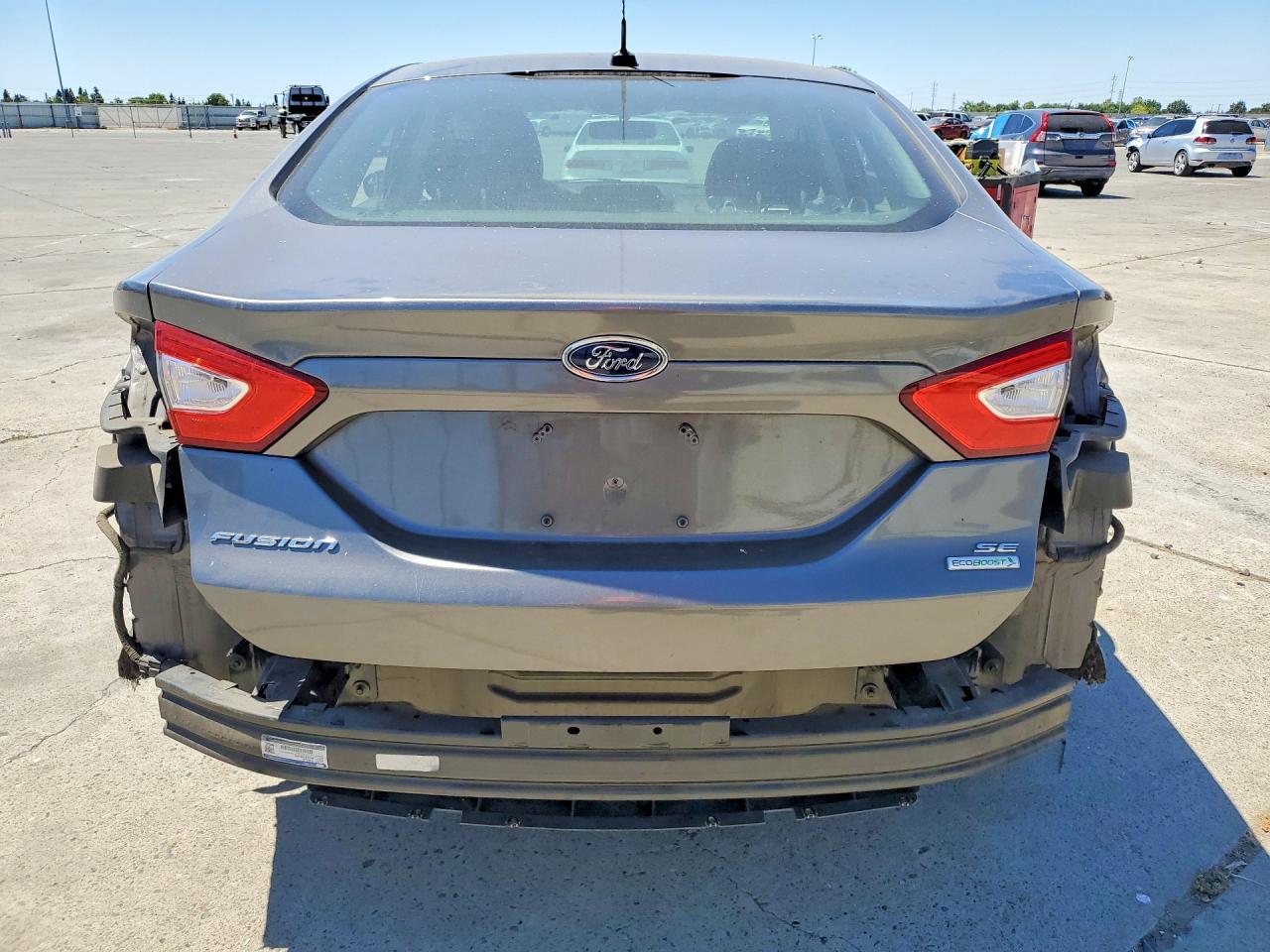 2013 Ford Fusion Se Gray vin: 3FA6P0H97DR346180