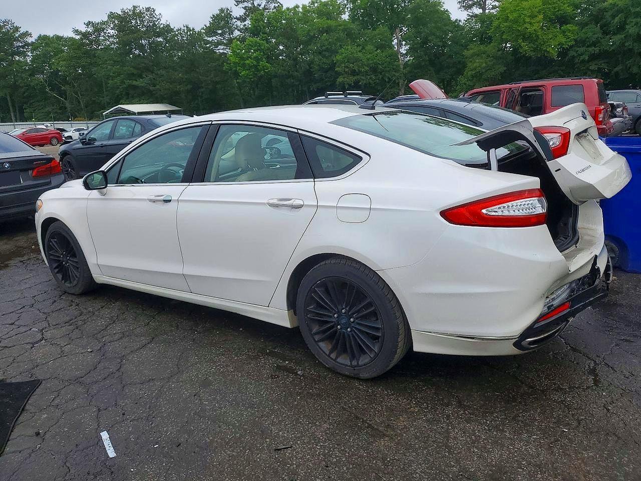 2014 Ford Fusion Se Белый vin: 3FA6P0H97ER206051