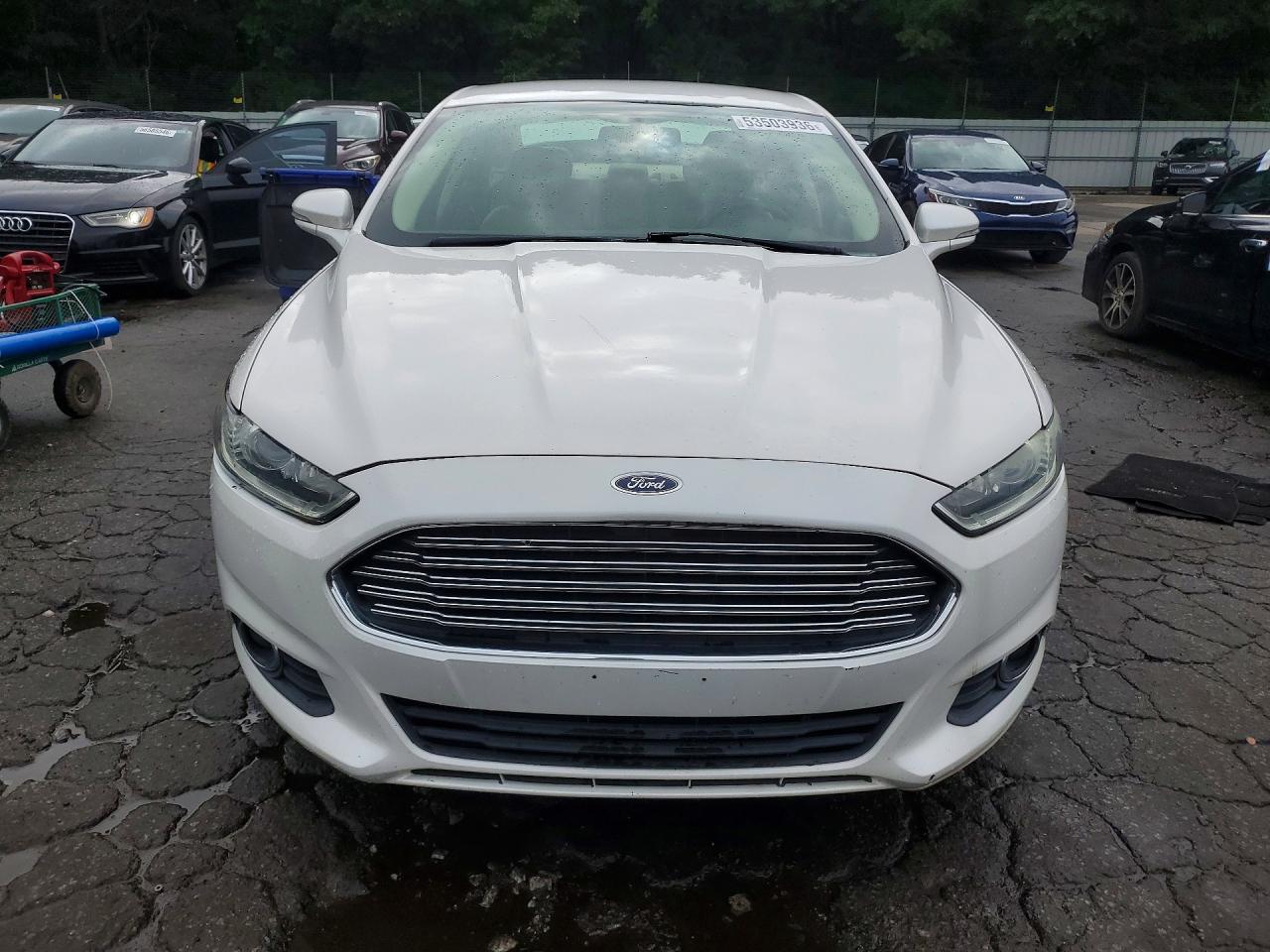 2014 Ford Fusion Se Белый vin: 3FA6P0H97ER206051