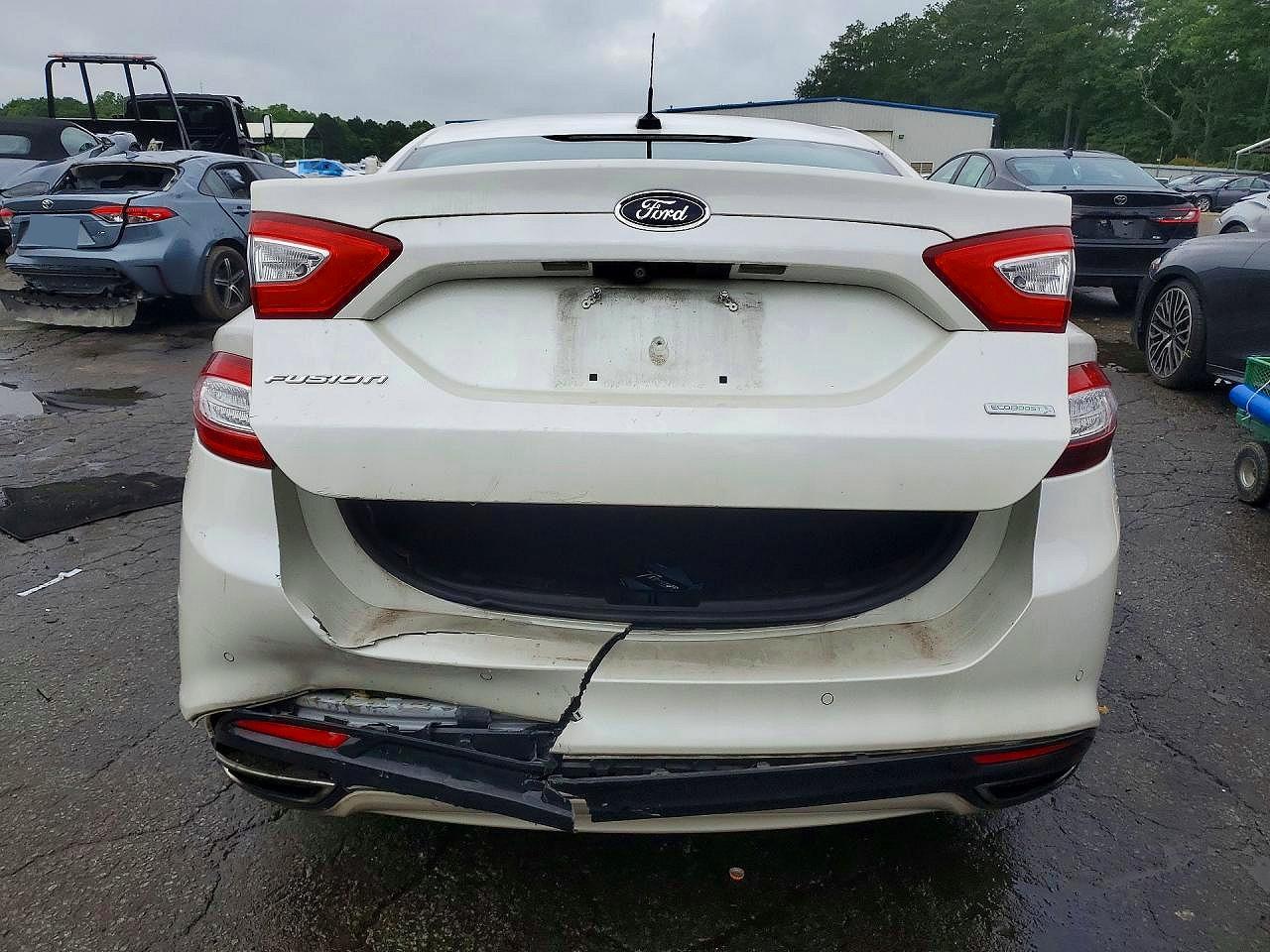 2014 Ford Fusion Se Белый vin: 3FA6P0H97ER206051